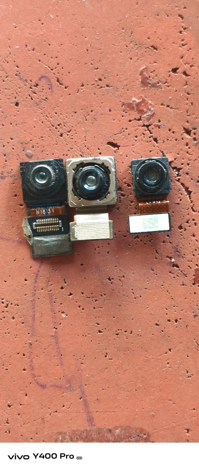 vivo V11pro Mobile Camera Full Set Front Rear Wide Tele spare part (used)