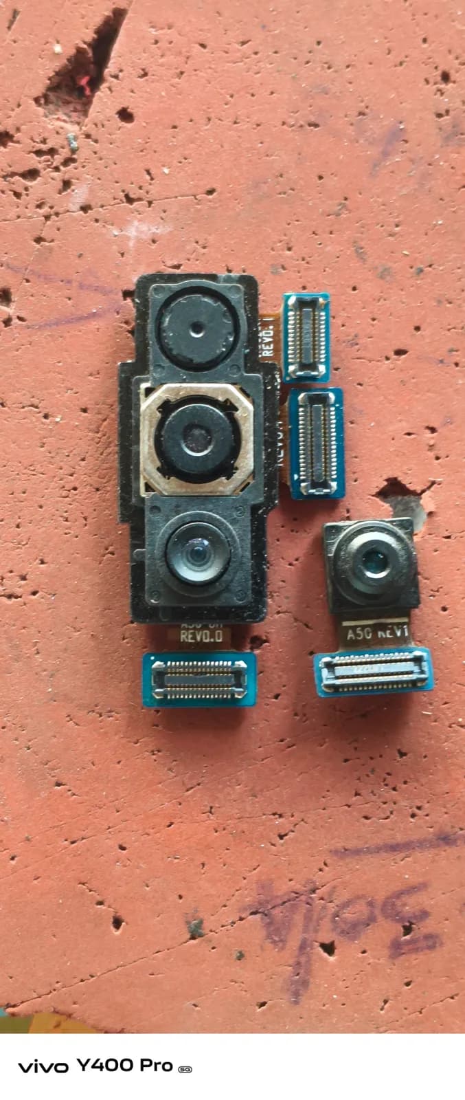 Samsung A50 Mobile Camera Full Set Front Rear Wide Tele spare part (used)