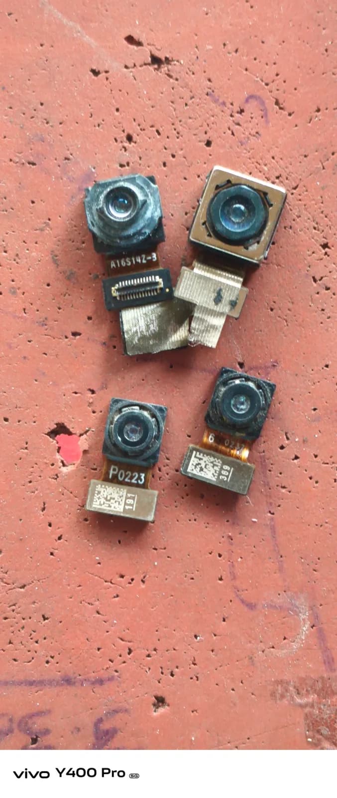 vivo Y21 Mobile Camera Full Set Front Rear Wide Tele spare part (used)