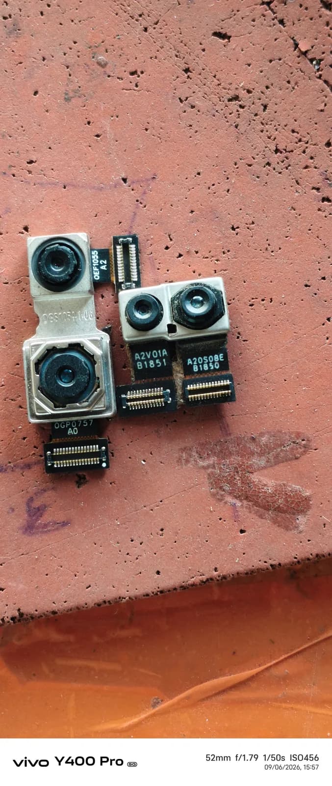 Redmi Note 5 pro Mobile Camera Full Set Front Rear Wide Tele spare part (used)