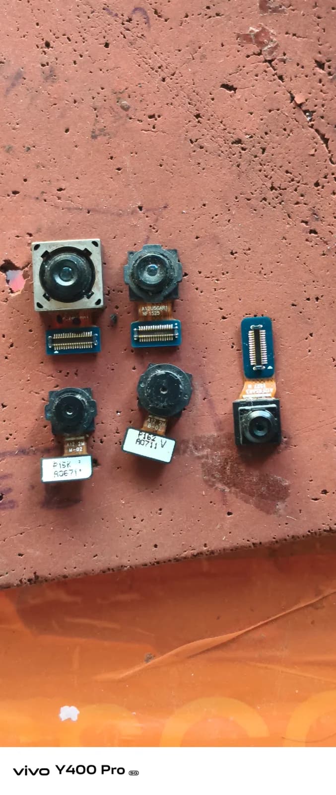 Samsung Galaxy M12 Mobile Camera Full Set Front Rear Wide Tele spare part (used)