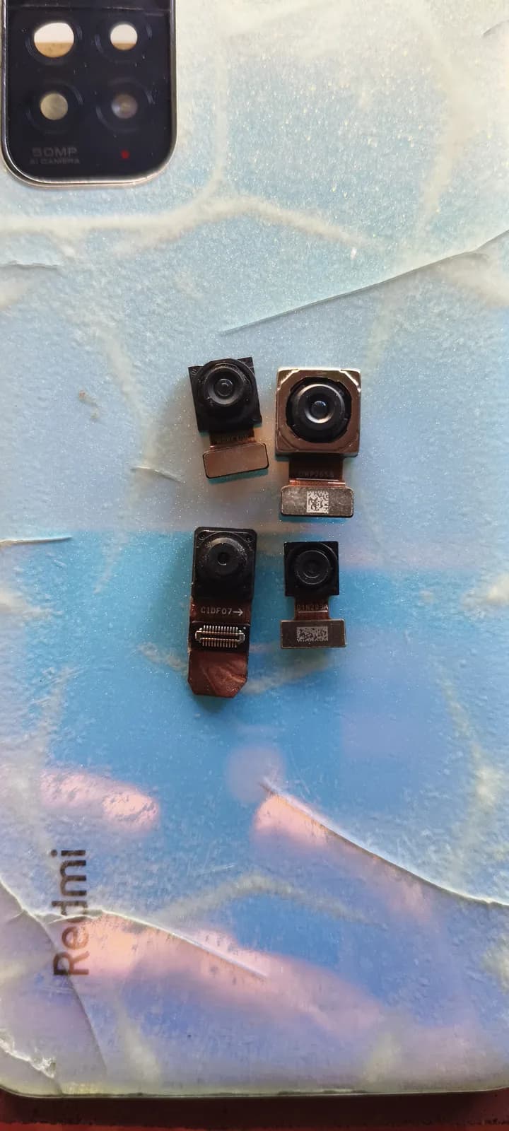 Redmi Note 11 Mobile Camera Full Set Front Rear Wide Tele spare part (used)