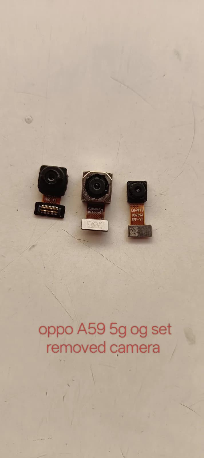 OPPO A59 5G Mobile Camera Full Set Front Rear Wide Tele spare part (used)